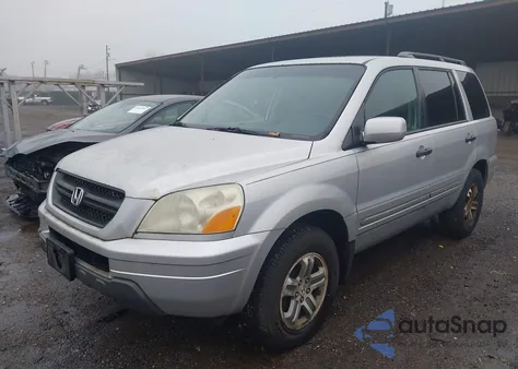 2005 Honda Pilot Ex-L from USA, damaged, VIN 5FNYF18645B034399